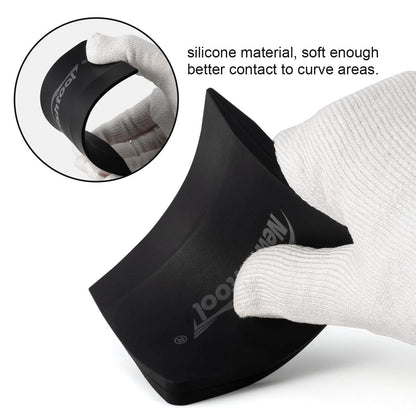 2X Soft Silicone Squeegee for Vinyl PPF - Black