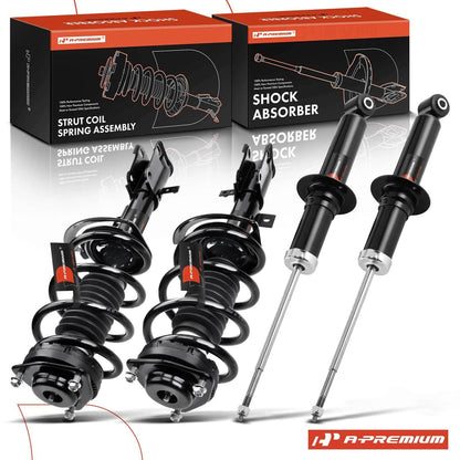 Complete Strut & Coil Spring Assembly Set for Dodge Journey (340093, 68068866AA, 68068866AB, 68068866AC, 68068866AE, 68068866AF, 272492, 272491, 340115)