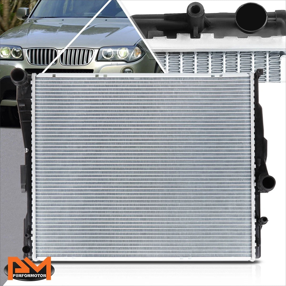 OE Style Aluminum Core Radiator for BMW X3 3.0L (2007–2010) DPI-13277