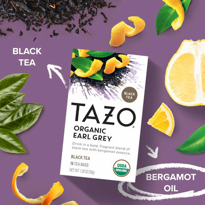 TAZO Organic Earl Grey Tea Bags (Set of 96)