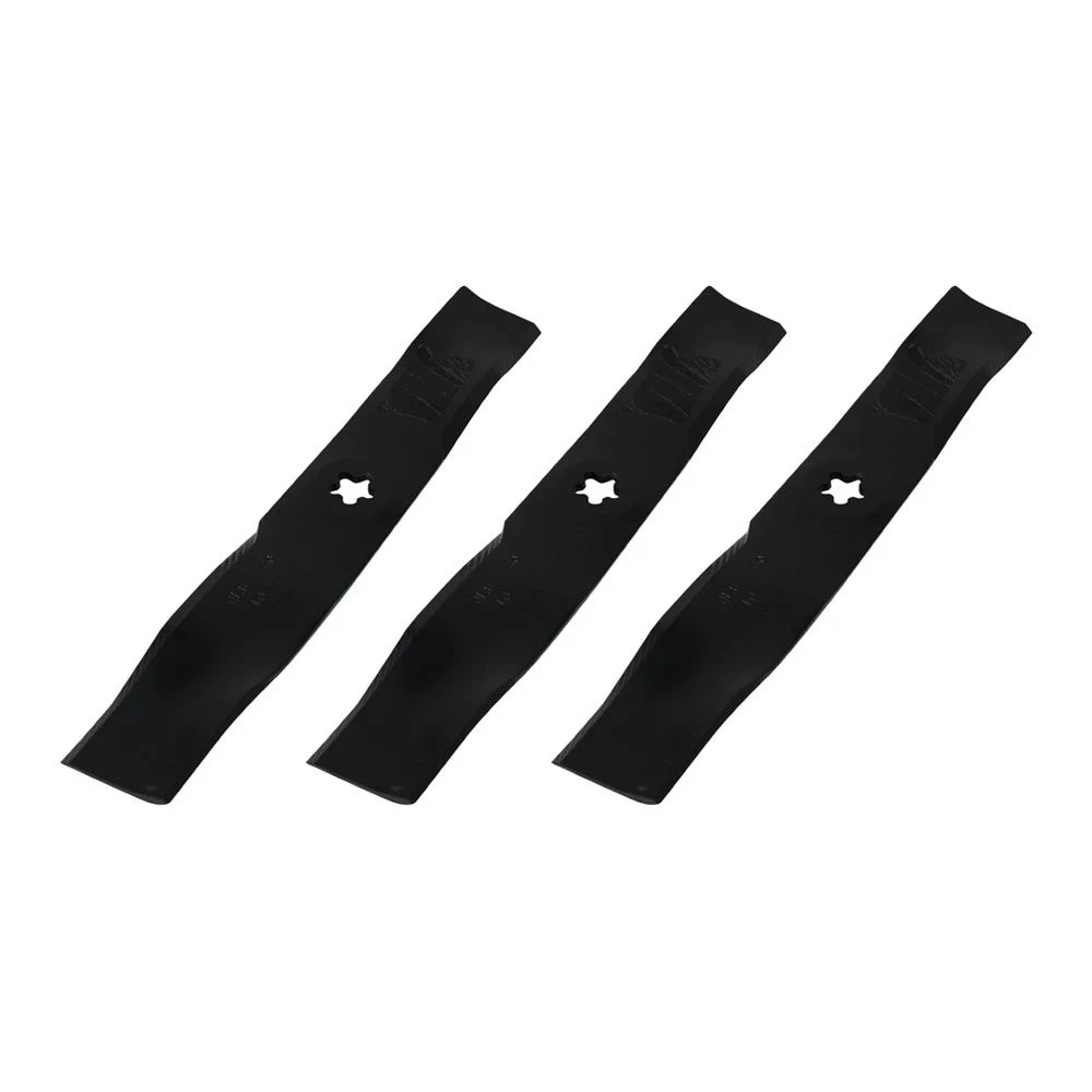 Set of 3 Heavy Duty Mower Blades for Husqvarna 48" (Fits 532 17 39-21)