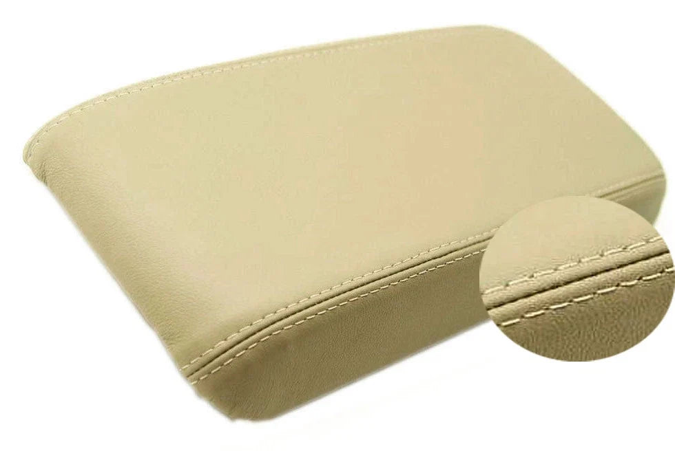 Leather Synthetic Center Console Armrest Cover for Honda Civic (2006–2011) Beige