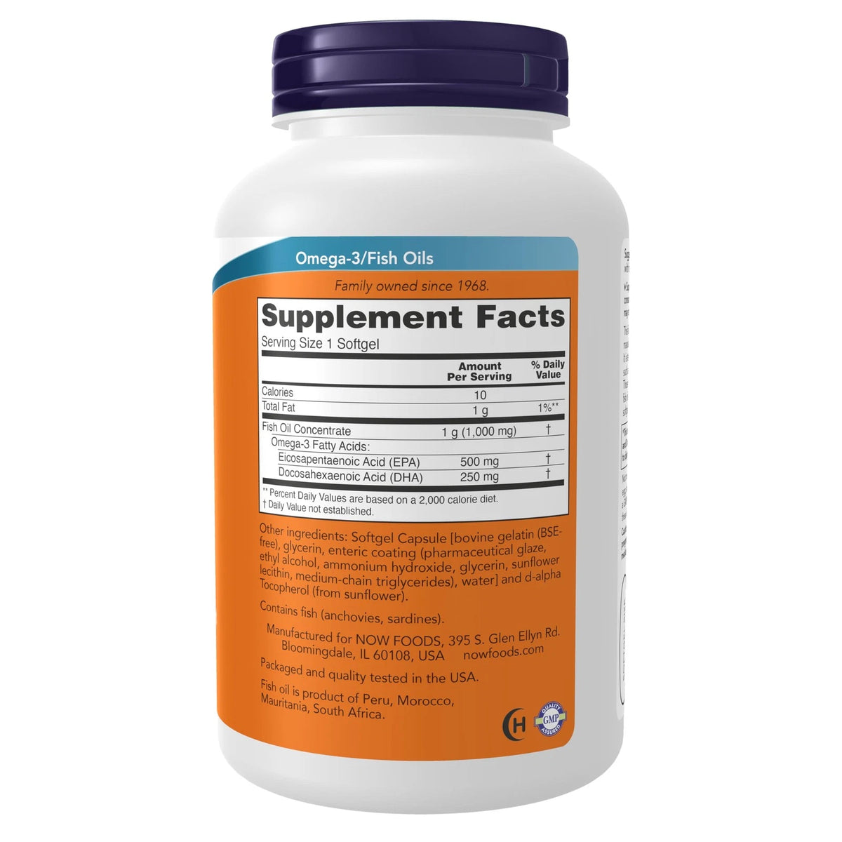 Ultra Omega-3 Supplements for NOW Foods (180 Count)