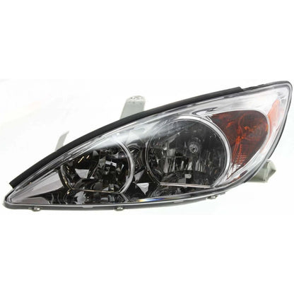 Headlight Assembly for Toyota Camry (2002–2004) - Driver Side, Chrome, LLX-TO2502137V-CL360A70, TO2502137