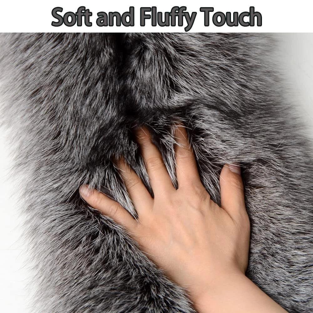 Natural Tanned Silver Fox Hides Fur Pelts Graded 1 Skin for Automotive Use
