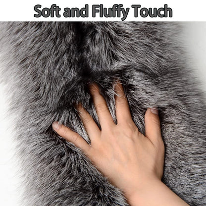 Natural Tanned Silver Fox Hides Fur Pelts Graded 1 Skin for Automotive Use