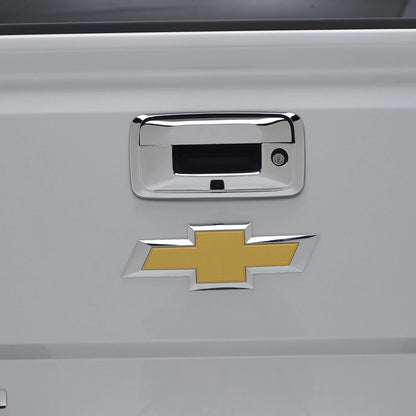 Triple Chrome Tailgate Handle Cover for GMC Sierra 1500 (2014–2016) ED144