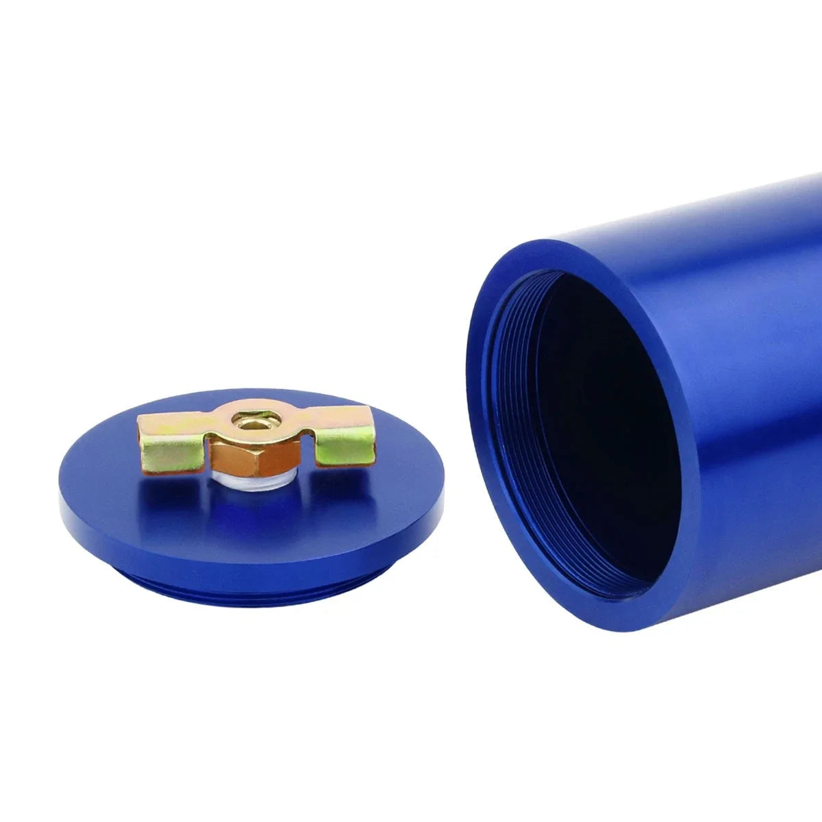 Aluminum Engine Catch Reservoir Breather Tank with Air Filter for
