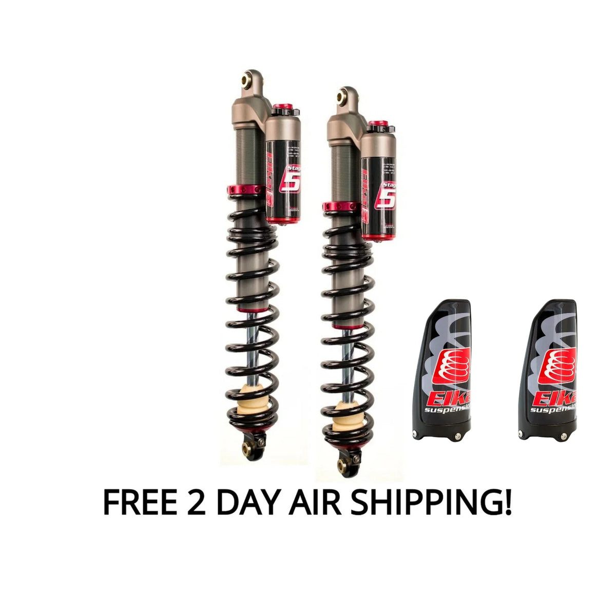 Elka Stage 5 Rear Shocks for Kawasaki Brute Force 650i (2009–Present)