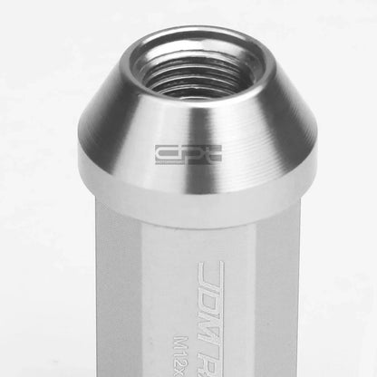 20PCS Closed End M12x1.25 50mm Tall Aluminum Lug Nuts for JDM Vehicles