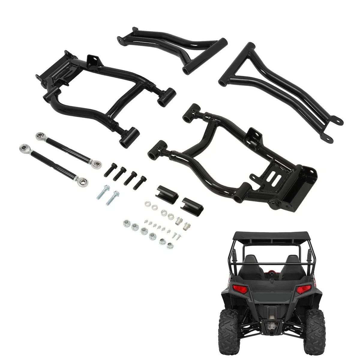 High Clearance Rear A-Arms 1.5" Forward for Polaris RZR S 800 / RZR 4 800 (2009–2014)