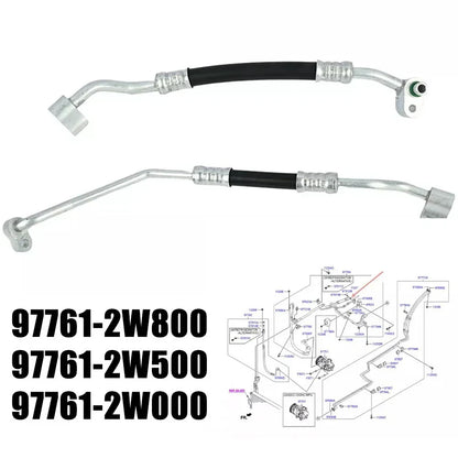 AC Pipe Tube Silver for Hyundai Santa Fe Sport (2013���2018)