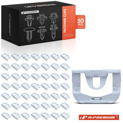 Set of 50 Metal Window Reveal Moulding Clips for Chevy Buick