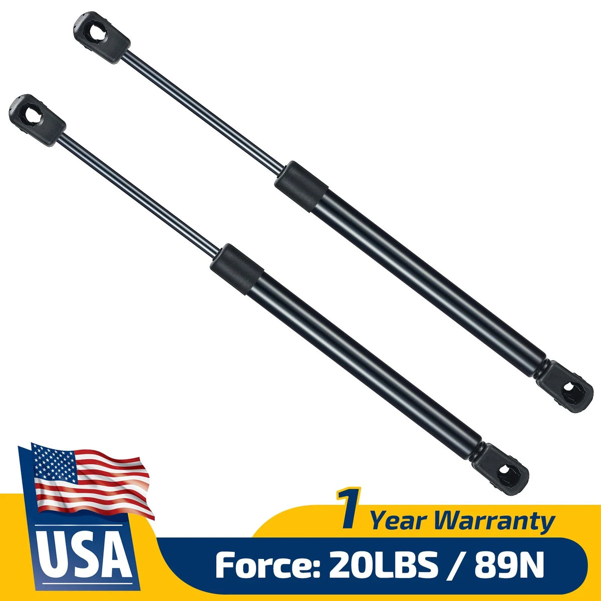 2X 12" Gas Lift Struts 20LB for Truck Toolbox Camper Shell RV Door Lid