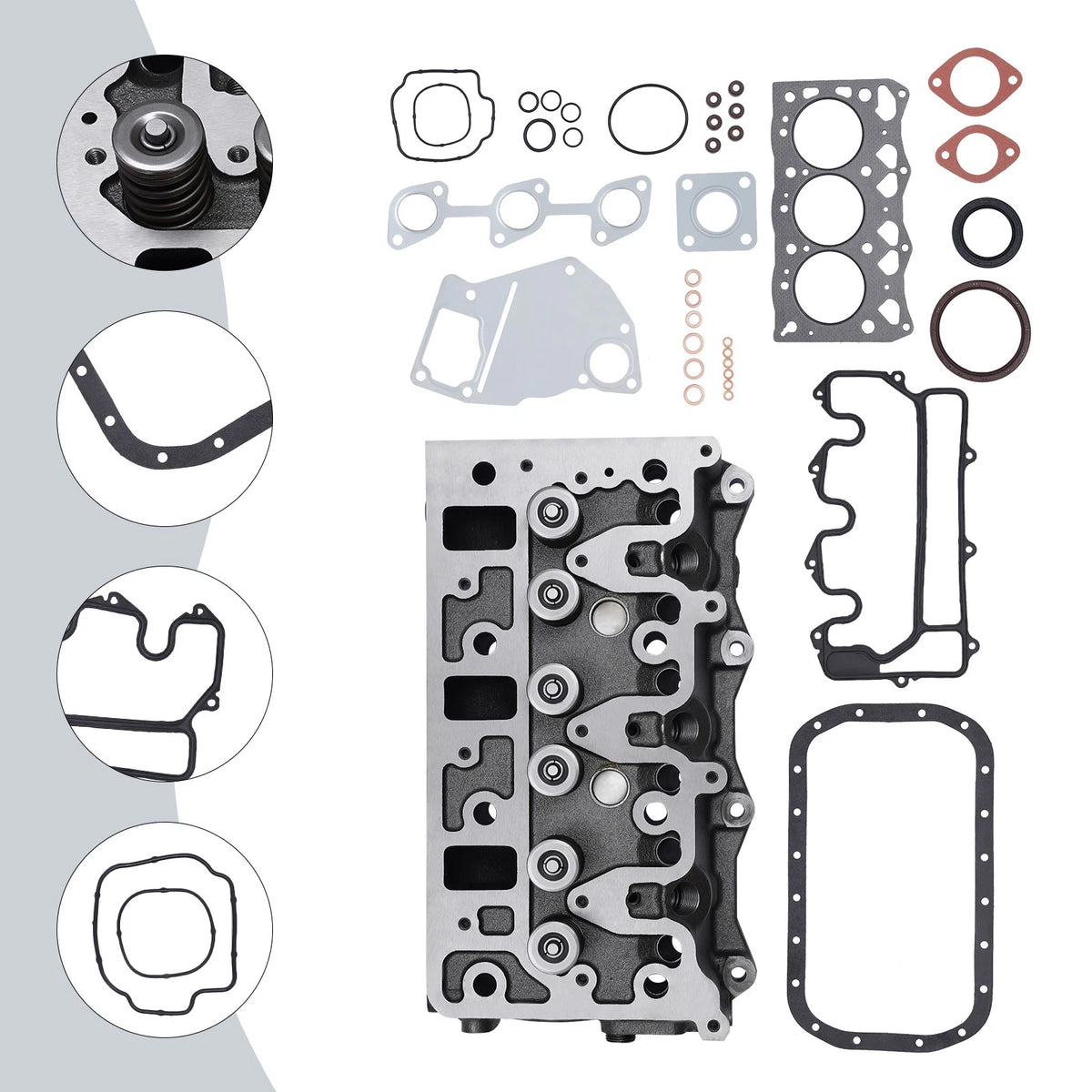 Complete Diesel Cylinder Head Gasket Set for Isuzu 3LD1 (8971634013, 8-97163401-3)