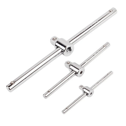 T-Bar Sliding Handle Wrench for Socket Compatibility (Chrome Steel)
