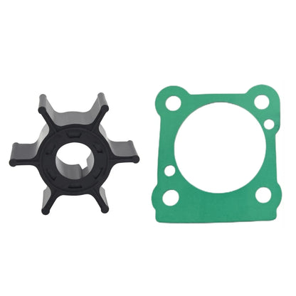 Water Pump Impeller & Gasket for Yamaha 2-Str 6 8 HP Outboard (6G1-44352-00)