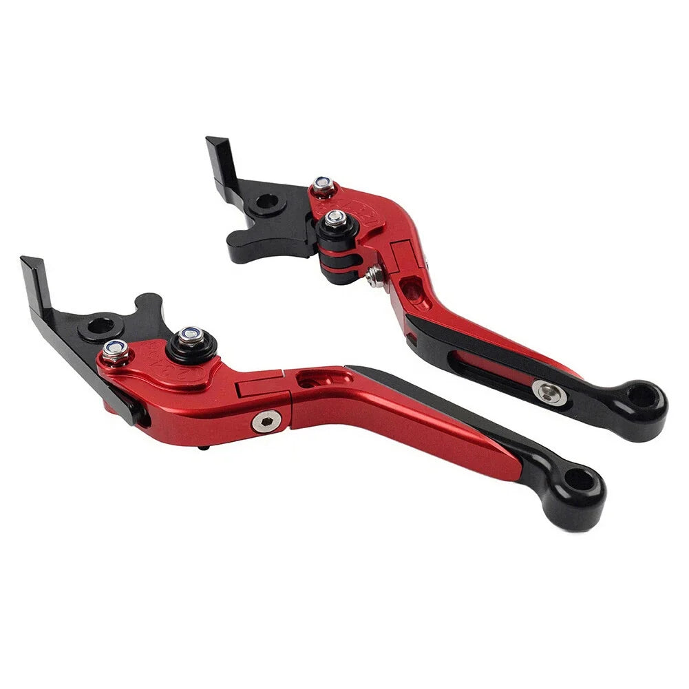 CNC Extendable Brake Clutch Levers for Yamaha YZF R3 R25 MT-03 (2015–2023) Red