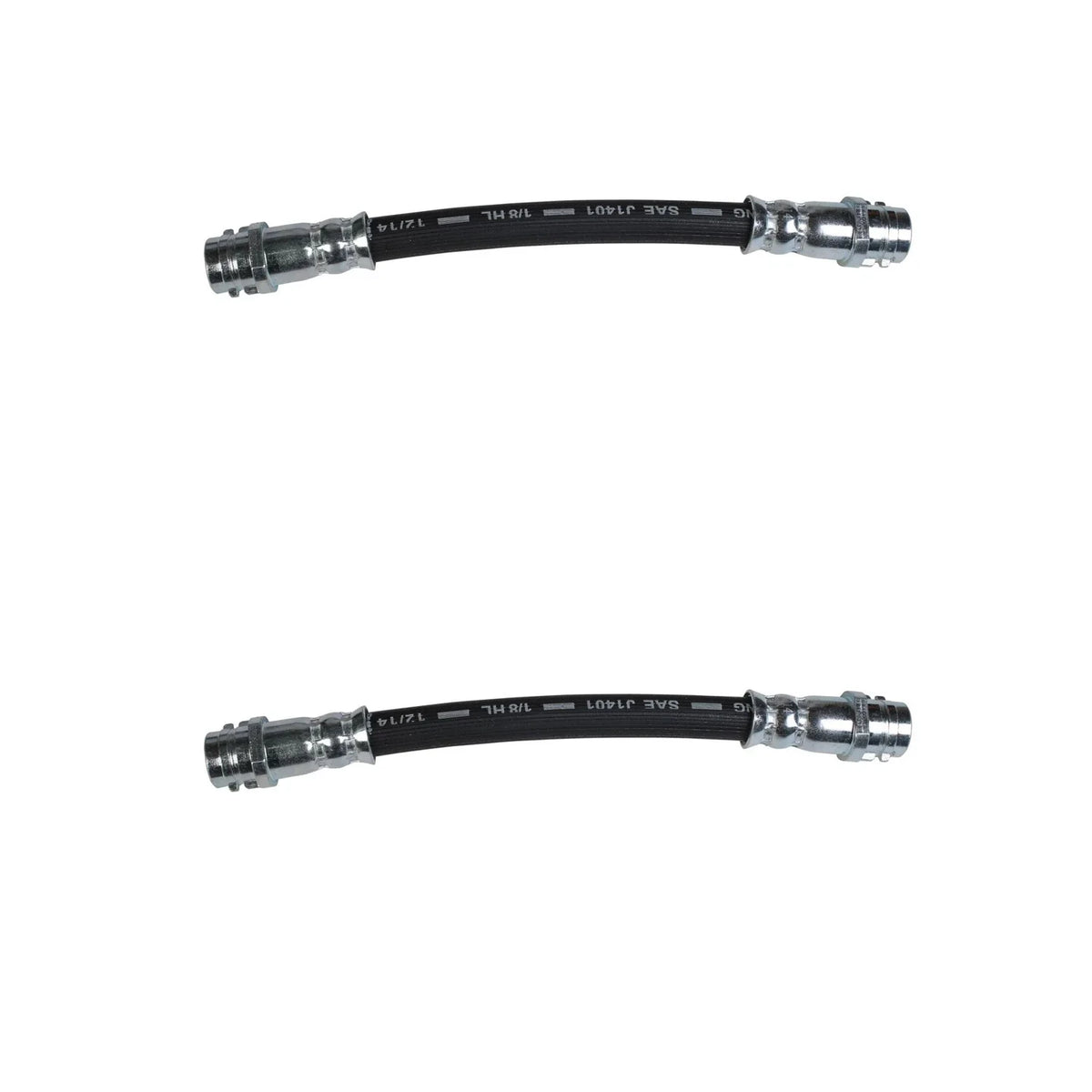 Set of 2 Rear Brake Hydraulic Hoses for Audi A1, Volkswagen CrossFox, Polo
