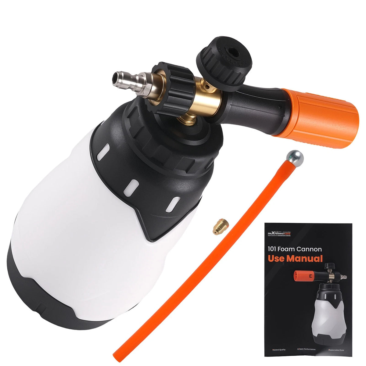 Snow Clear Foam Cannon 1.3L for Pressure Washer (Max 2175psi, 1/4" Quick Connect)