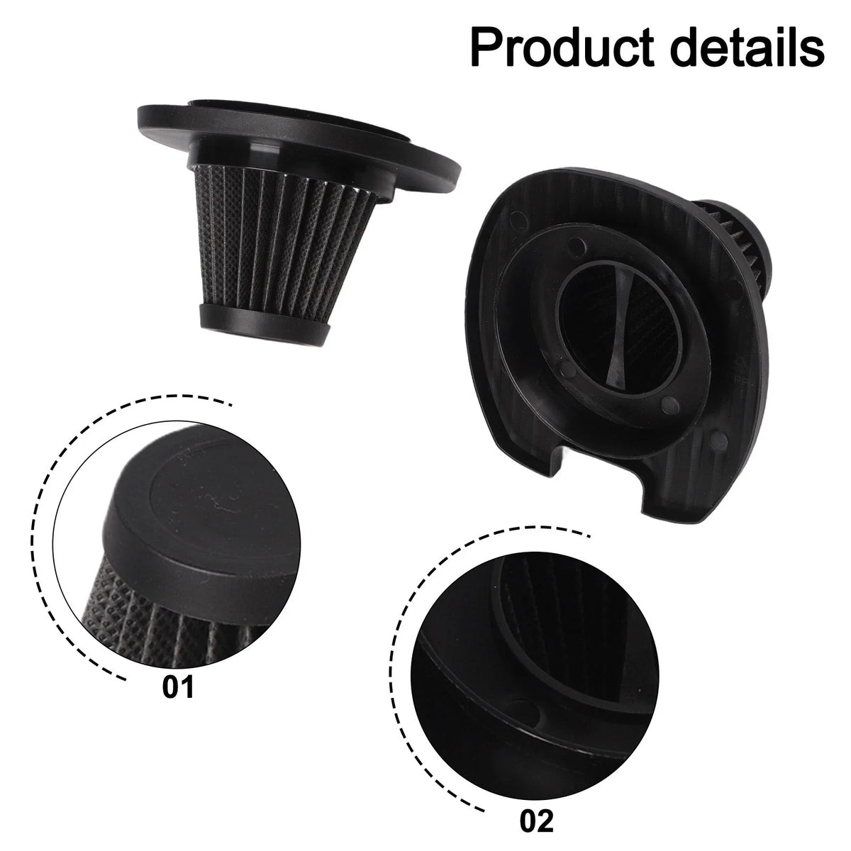 Replacement Filter for BLACK+DECKER VACs (Compatible)