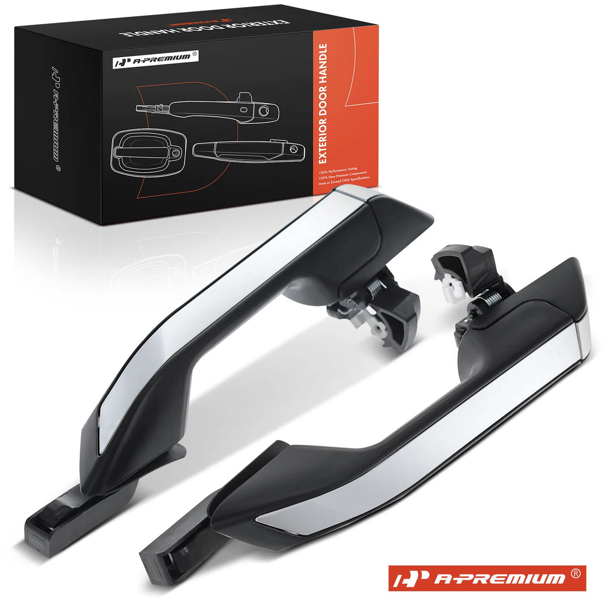 2X Front Exterior Door Handle for Honda Odyssey (2011–2017) 72140-TK8-A11ZD, 72180-TK8-A11ZD