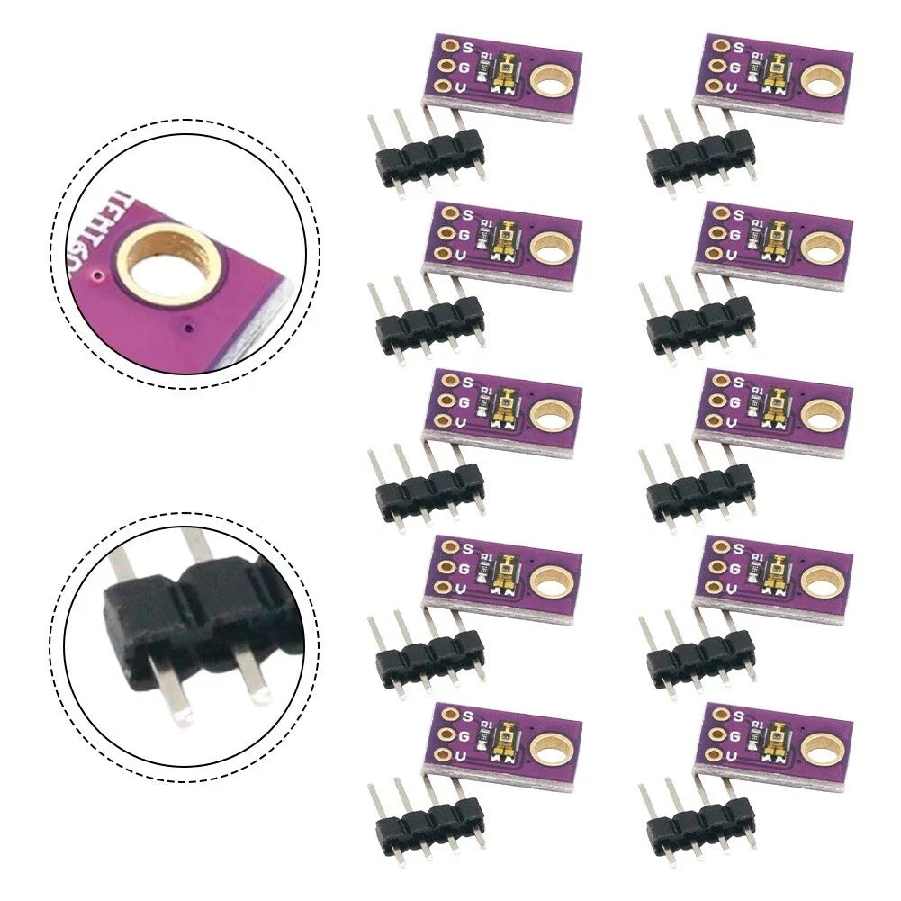 10pcs TEMT6000 Ambient Light Sensor Modules for Electronic Automation Systems