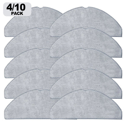 Set of 4 Microfiber Mop Cloths for Vyzzle D10 (Robotic Vacuum)