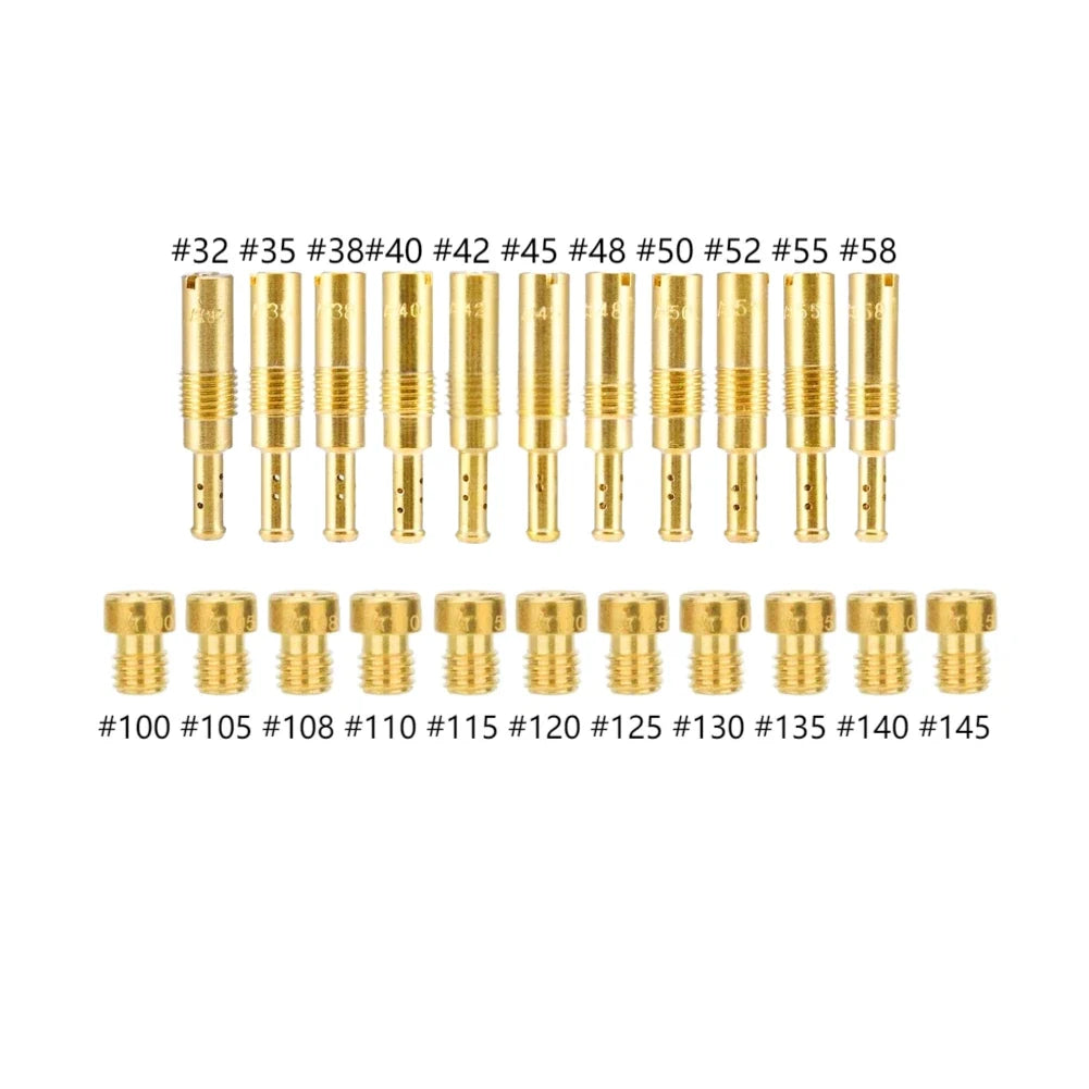 Idle Nozzle Set for Carburetor (Metal Construction, Easy Installation)