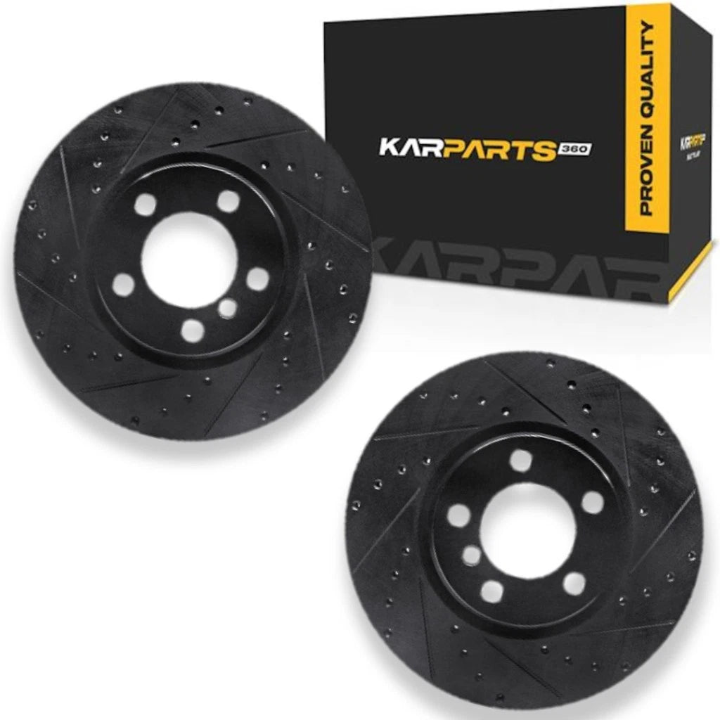 Rotor Set for BMW 428i (2014–2015) | Drilled and Slotted | ALX-PAU-DF-8002-31008-CLA3