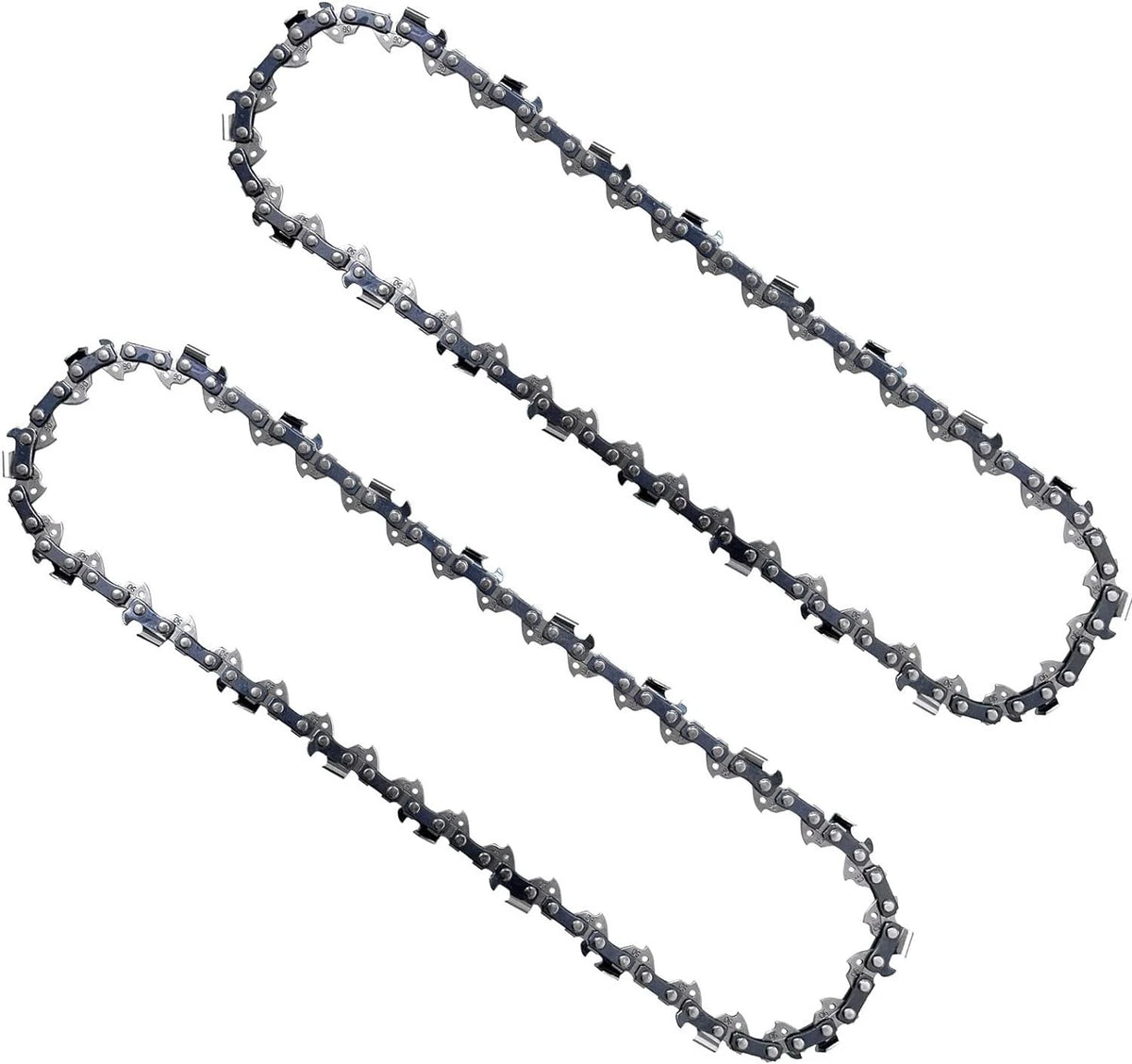 2X 10-Inch Semi-Chisel Chainsaw Chain Set for SKIL PS4561C-10 & 11