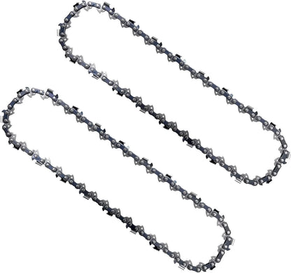 2X 10-Inch Semi-Chisel Chainsaw Chain Set for SKIL PS4561C-10 & 11