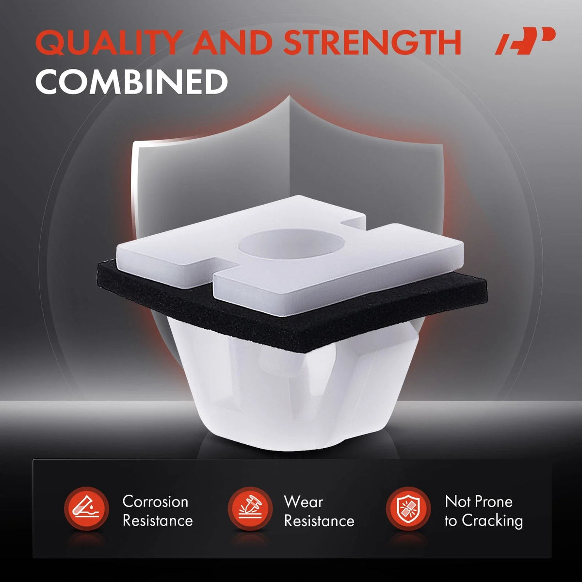 50x Nylon Body Side Moulding Clip Fastener for Hyundai