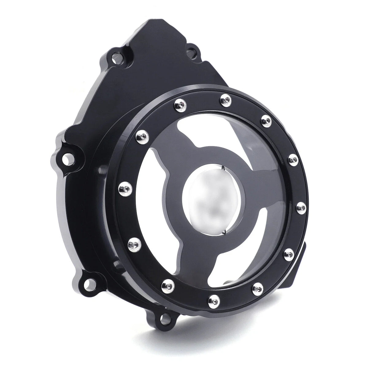 Black Clear Stator Engine Cover for Yamaha YZF R1 (2009–2014)
