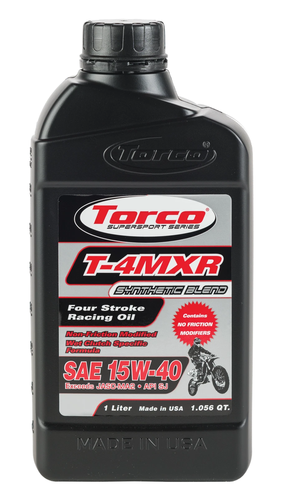 1 Liter Torco T-4MXR 15W-40 Synthetic Blend Engine Oil T671544CE