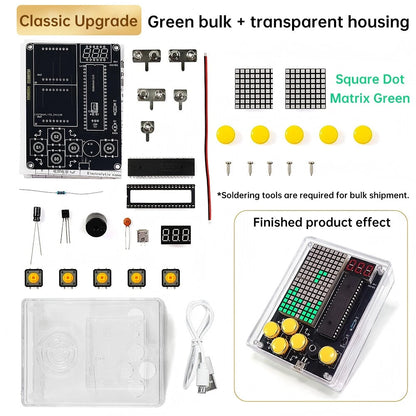 Electronic DIY 51 Microcontroller Game Console Kit for Classic Component