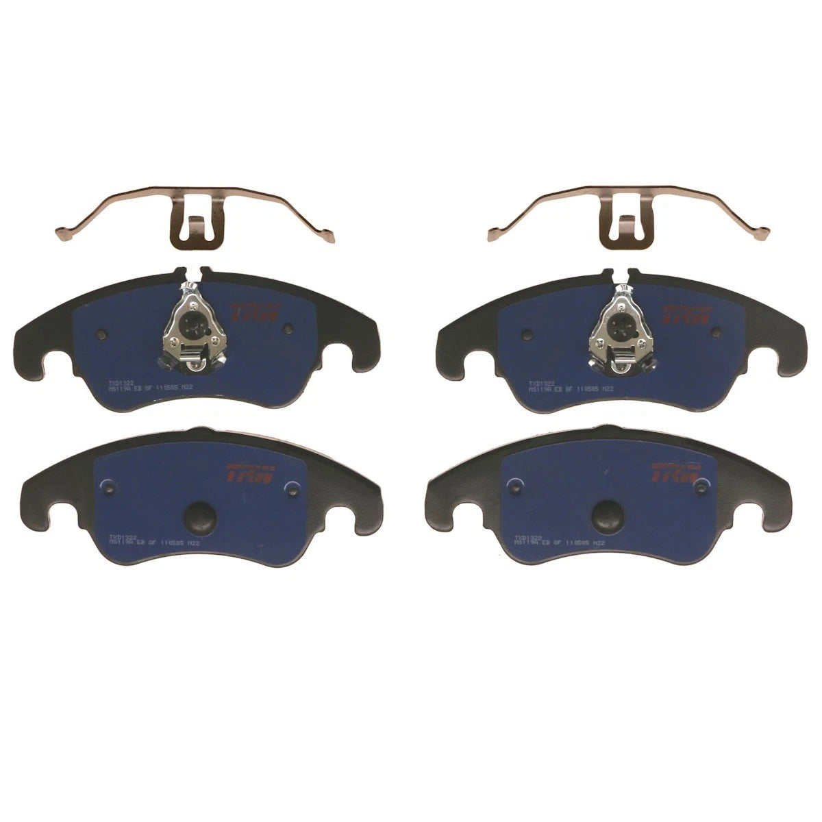 2X TRW Brake Pad Set Front for Audi Q5 (2013–2016) TXD1322, 8R0698151A
