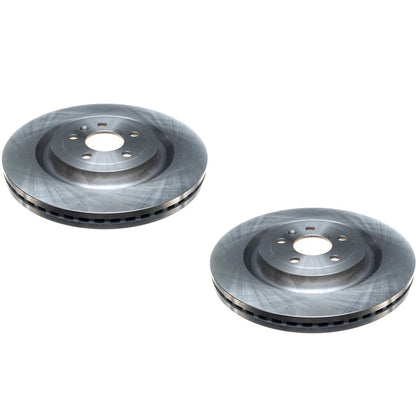 Set of 2 Powerstop Brake Discs for Ford Taurus Explorer (2013–2019)