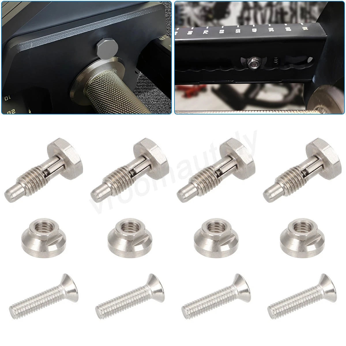 12PCS Upgrade Parts Kit for REP X PEPIN Dumbbells Spring Pins & Weight Pins
