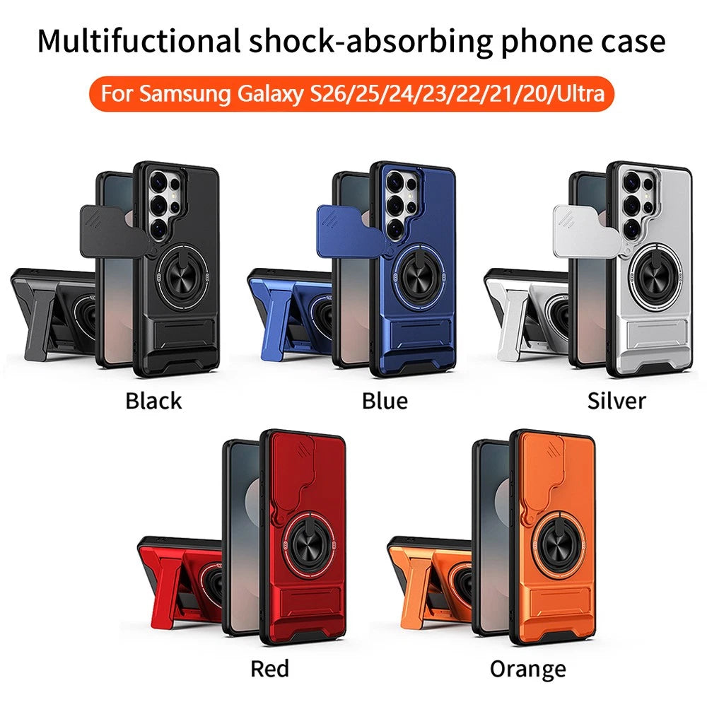 Samsung Galaxy S20 S21 S22 S23 S24 S25 S26 Ultra Case Shockproof Lens Slide