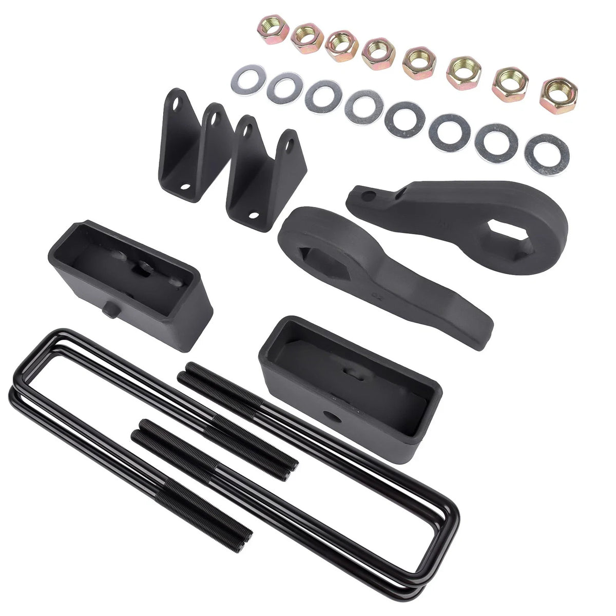 3" Front & 2" Rear Leveling Lift Kit for Silverado Sierra 2500 3500 (2001–2010)