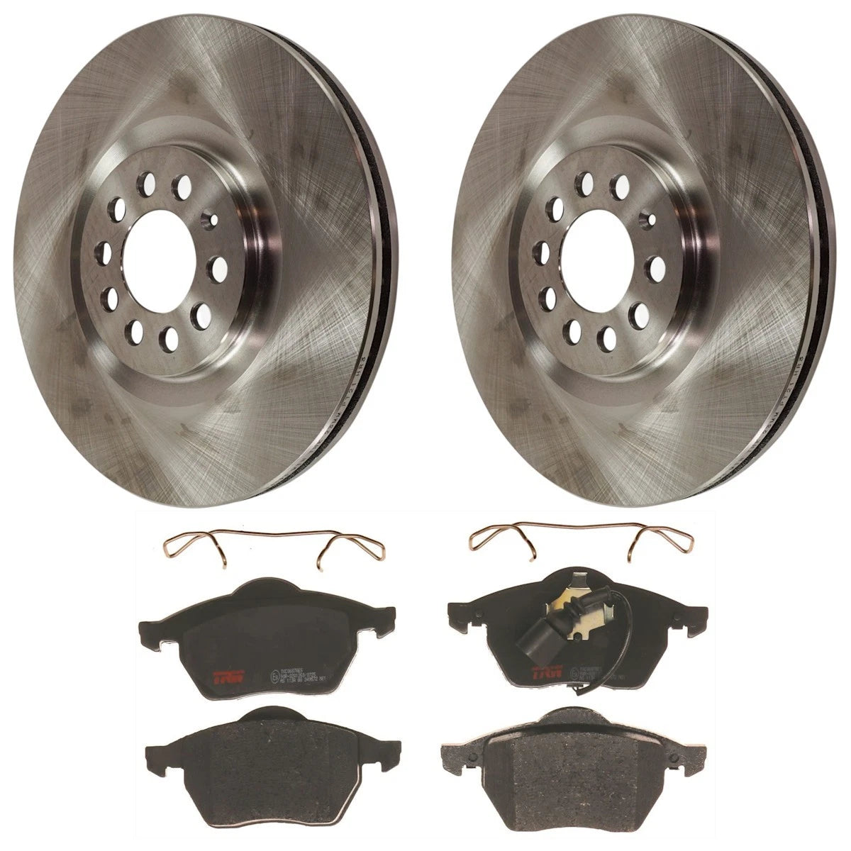 2X Brake Disc and Pad Kit for Audi TT Quattro (KIT-070624-143, 12133062)