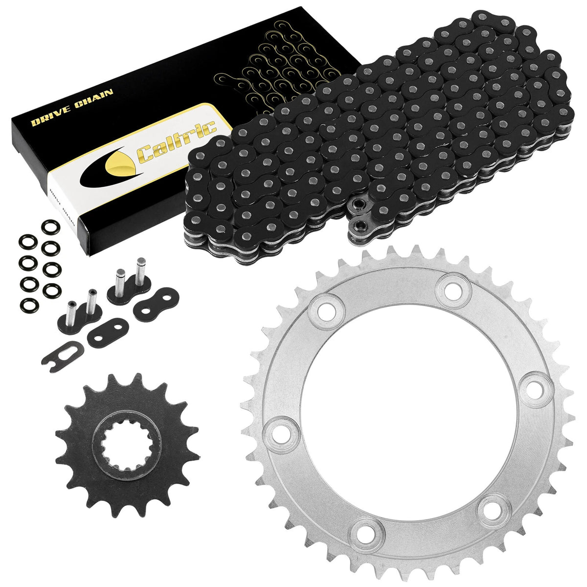 Black O/Ring Drive Chain & Sprockets for Honda CBR1000RR (2004–2005) EG1844FS120XO
