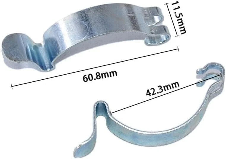 Set of 4 Silver Air Filter Cleaner Housing Box Lid Spring Clip Clamps for Car