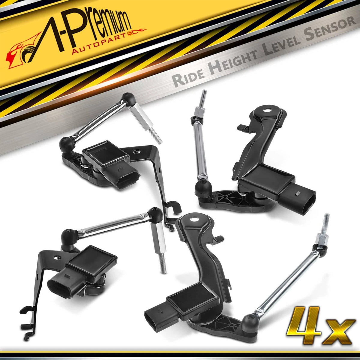 Set of 4 Height Level Sensors for Audi Q5 SQ5 S6 (2018–2023) 4K0941286B 4K0941285B 4K0941310B 4K0941309B