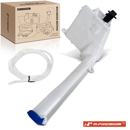 Windshield Washer Reservoir w/ Cap & Pump for Hyundai Santa Fe (2010–2012) 986202B600PFM, HY1288122