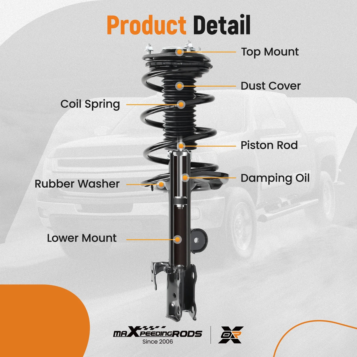 Complete Strut Assembly Set for Toyota RAV4 (2013–2018) UY84HI