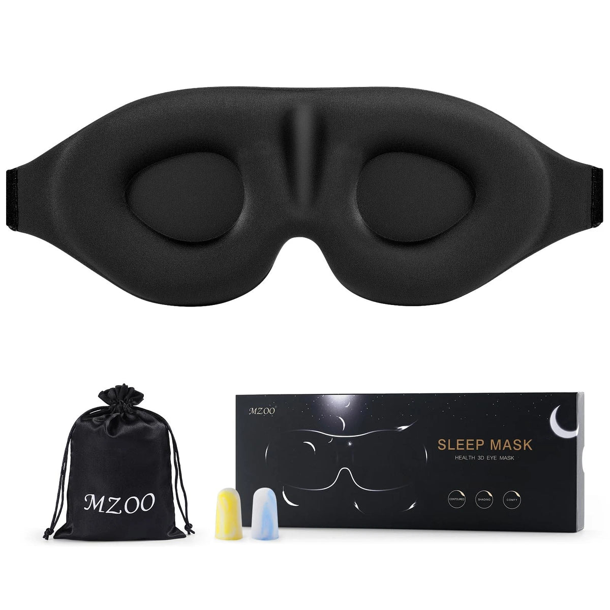 Luxury Sleep Eye Mask for Side Sleeper (Pack of 1)