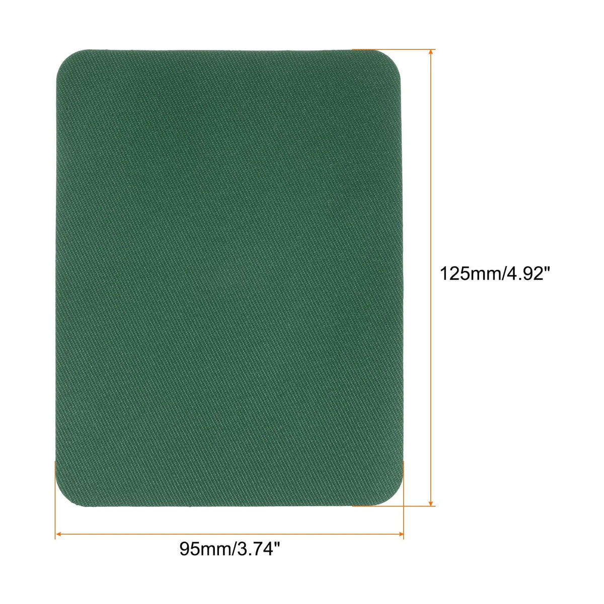 12Pcs Iron on Patches for Clothing Repair 4.9" x 3.7" Black Green