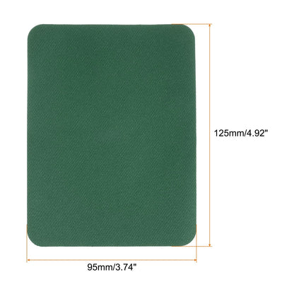 12Pcs Iron on Patches for Clothing Repair 4.9" x 3.7" Black Green